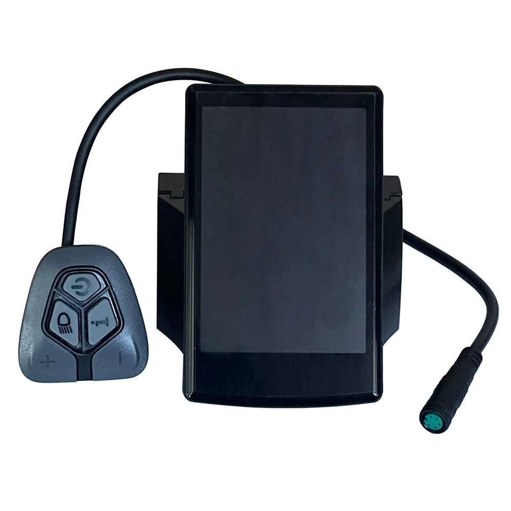 Nulkomma KD718 36V 48V EBike LCD Display KEYDISP E-Bike Accessories Electric Bike Speadometer for Bafang Center Motor UART Protocol