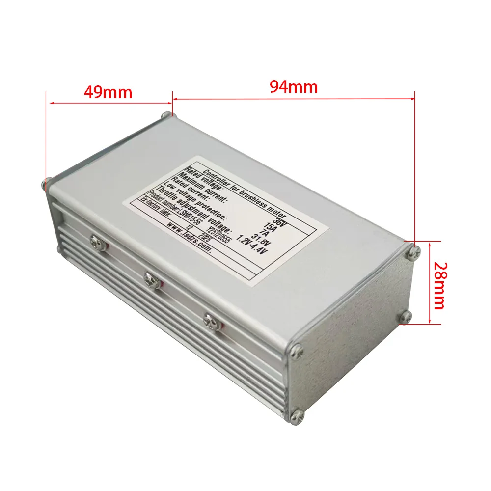 Nulkomma Brushless Motor Controller LSW815-56 36V 7A Speed Parts for Electric Scooters MTB Ebike Accessories Speed Controller