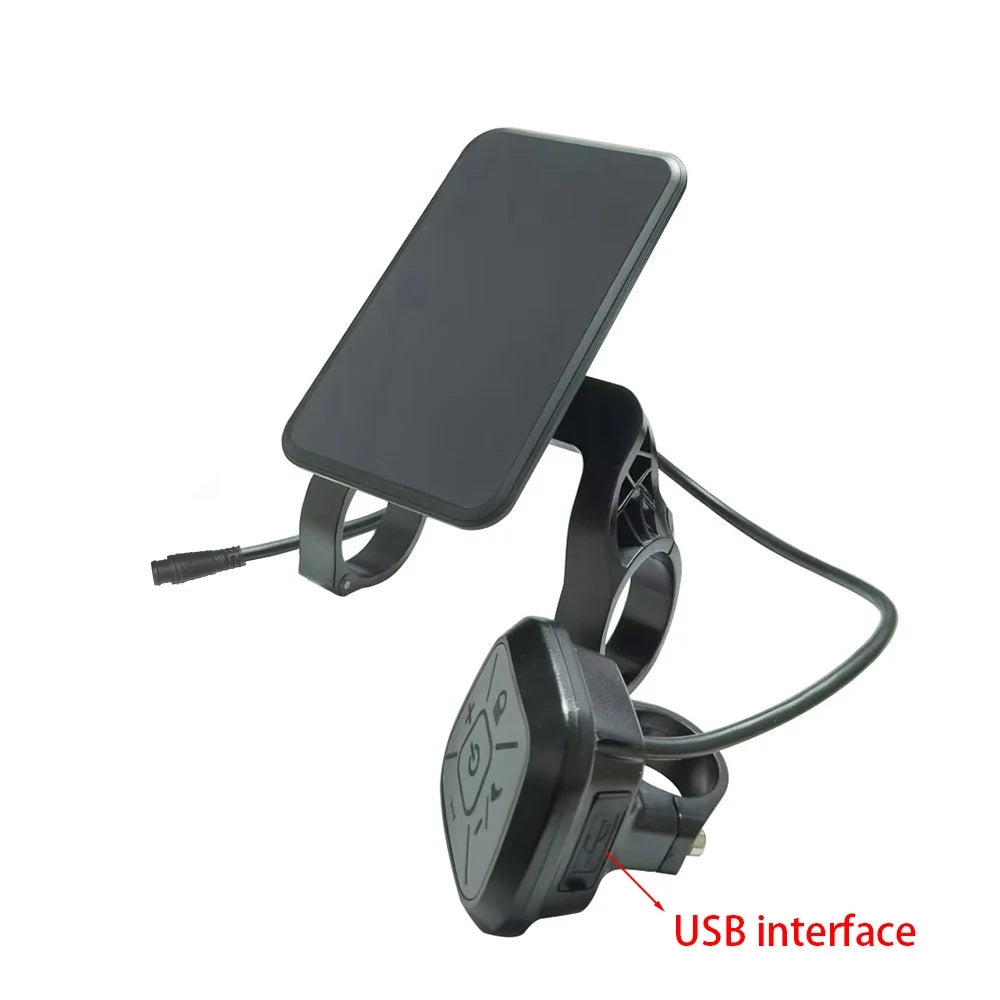 Nulkomma EBike Display Screen Meter Speed Control Panel YL81F 6Pin 36V 48V 52V Speedometer for Electric Bicycle Accessories