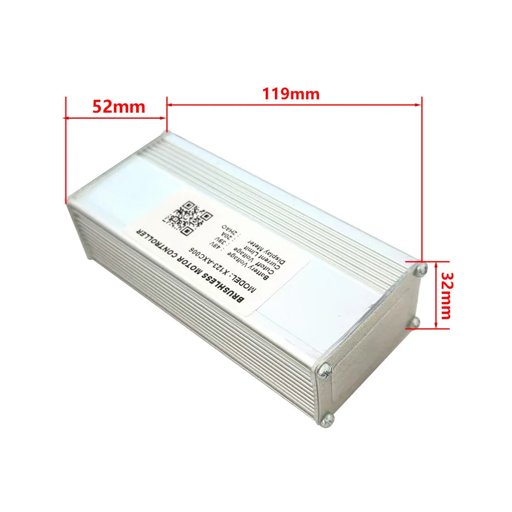 Nulkomma X123-AXC006 48V 20A EBIKE Brushless Motor Controller Electric Bike Accessories Mountain Bike Speed Controller