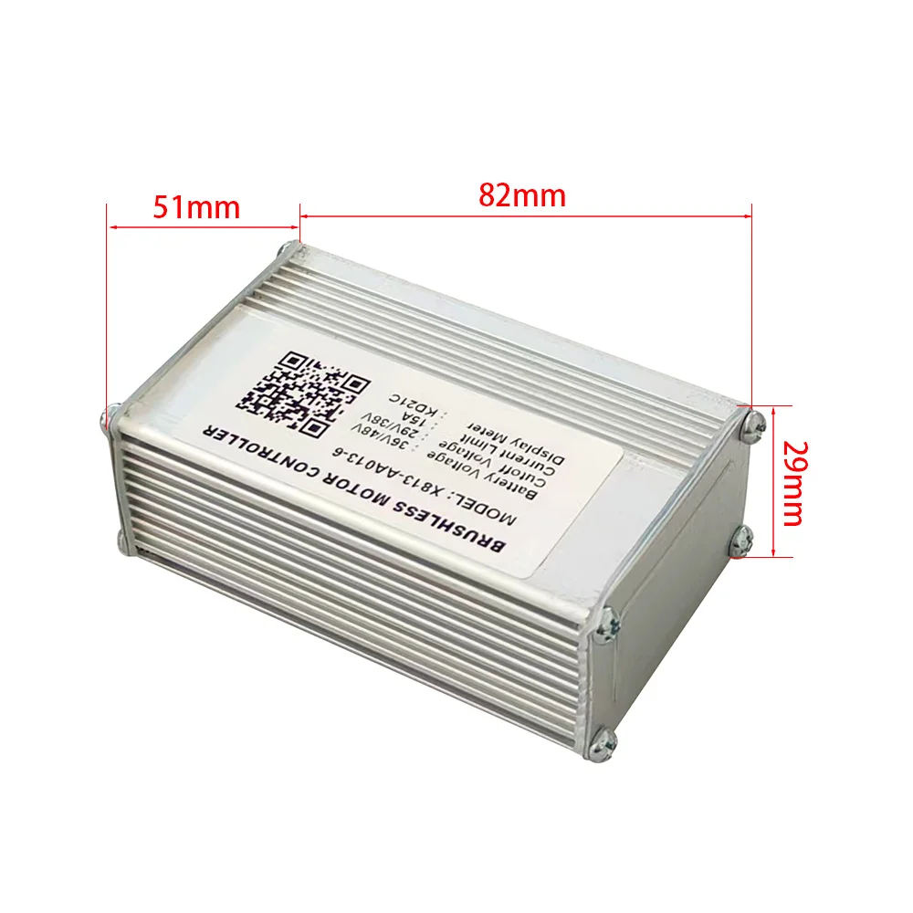 Nulkomma  Ebike Brushless Motor Controller X813-AA013-6 36/48V 15A for KD21C Protocol Display Electric Scooters MTB Speed Controller
