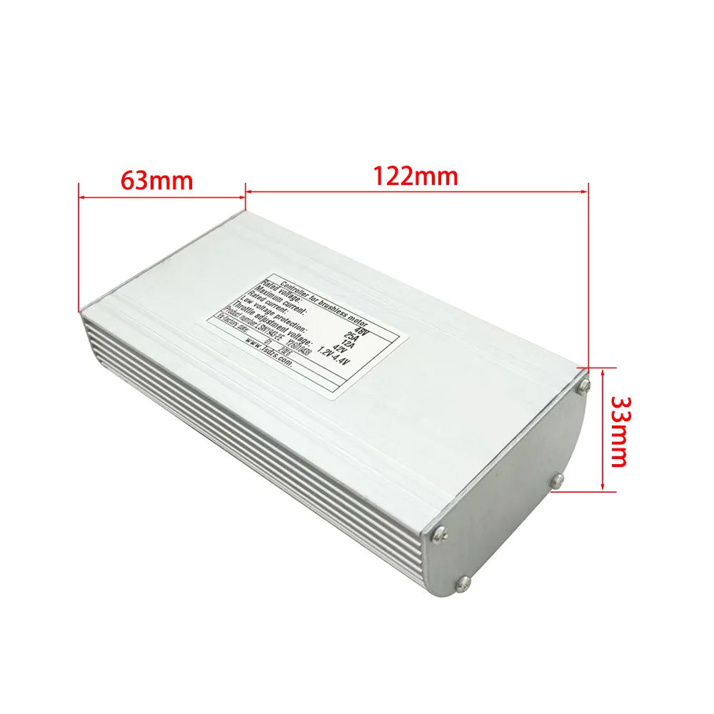Nulkomma Ebike Brushless Motor Controller LSW1943-2E 48V 25A Suitable for Electric Bicycles Scooters Fat-Tire Bikes Speed Controller