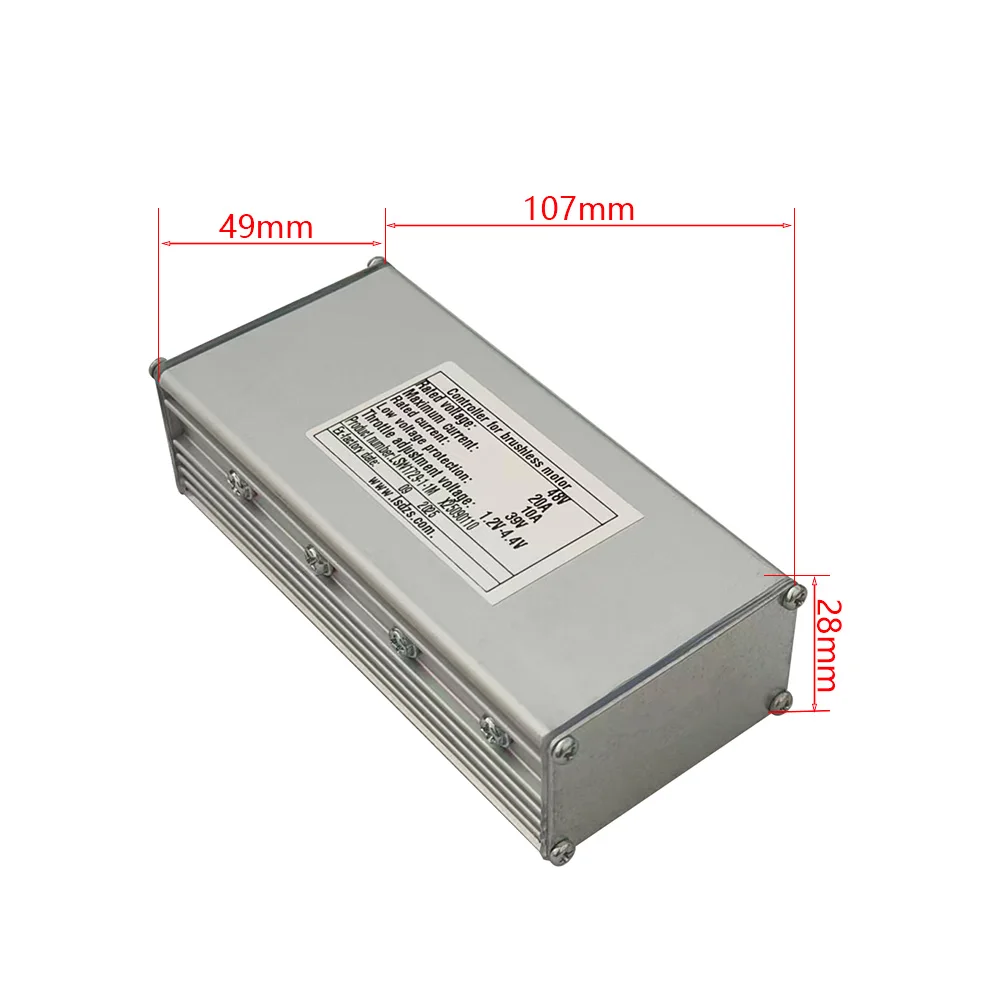 Nulkomma Electric Bike Brushless Motor Controller LSW1729-1-1M 48V 20A for Electric Scooters Fat Bike MTB Accessories Speed Controller