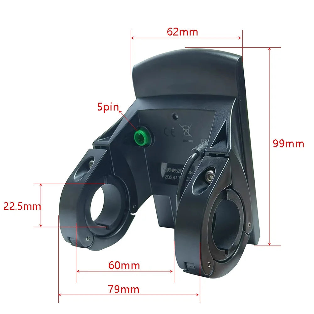 Nulkomma Electric Bicycle Display Screen Meter Speed Controller Bicycle Computer KD986 48V for ECOBIKE Key Disp Mountain Bike Universal