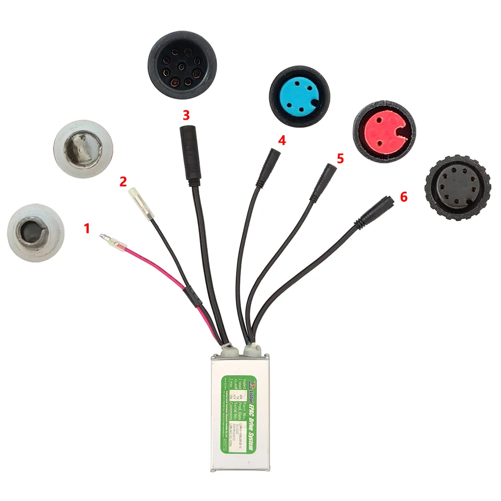 Nulkomma Electric Bike Brushless Motor Controller LSW06-90B2AFSB-U 48V 15A Electric Scooter Accessories Bike Conversion Kits