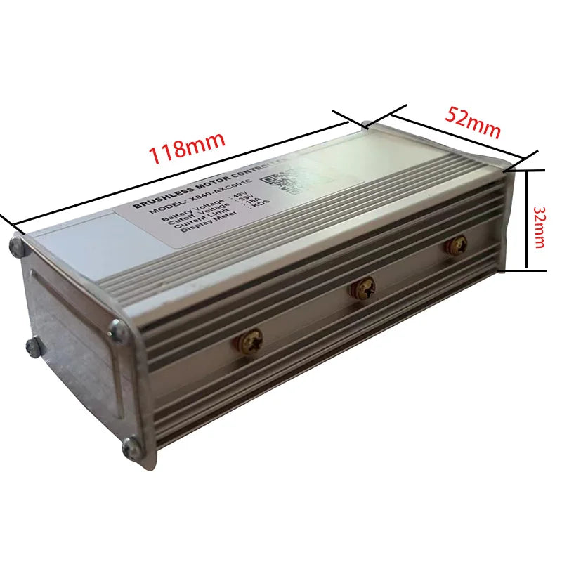 Nulkomma 48V 18A Brushless Motor Speed Controller X040-AXC001C Suitable for Screen KDS E-bike Accessories Ebike Speed Controller