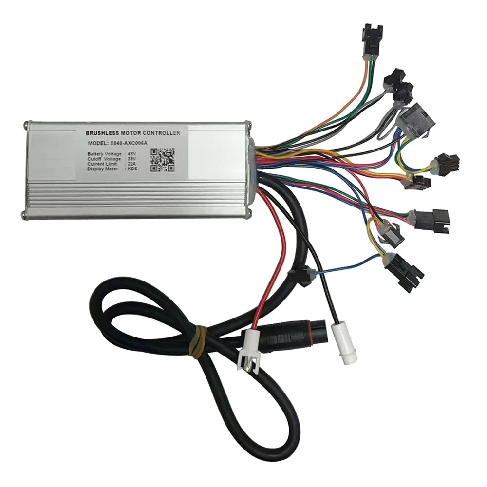 Nulkomma Electric Bike Brushless Motor Controller X040-AXC006A 48V 22A for KDS Protocol Display Electric Scooters MTB Speed Controller