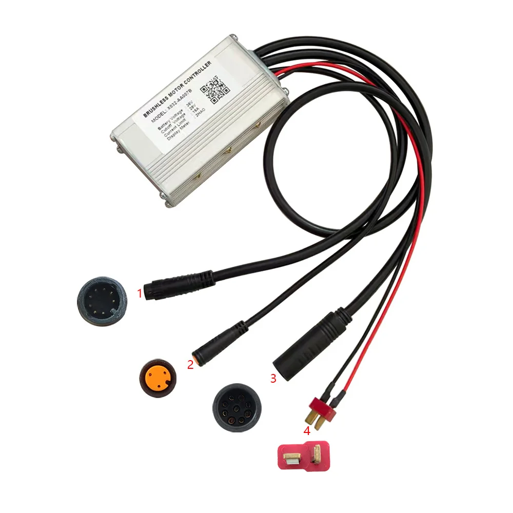 Nulkomma Ebike Brushless Motor Controller X032-AA007B 36V 16A for 2HAO Display Electric Scooters MTB Accessories Speed Controller