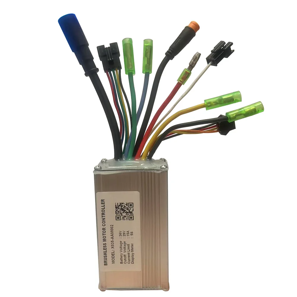 Nulkomma Brushless Motor Speed Controller X035-AAM002 E-Bike Controller 36V 15A For E-Bike Fat Tire Bike Mountain Bike