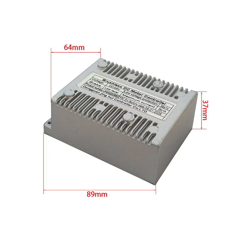 Nulkomma Ebike Motor Brushless Controller JH4AS3289DZYX 48V Speed Controller For Electric Bicycle Scooters Fat Tire Bikes Mountain Bike