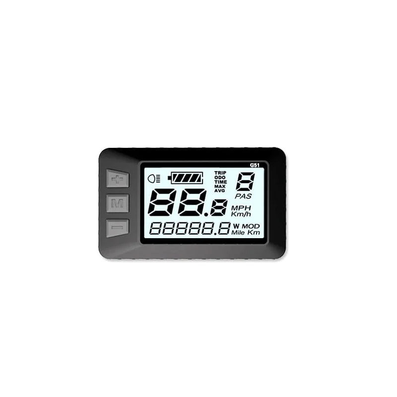 Nulkomma G51 EBike LCD Display KEYDISP Electric Bike Parts 48V Speed Control Panel Electric Mountain Bike Parts Electric Scooter