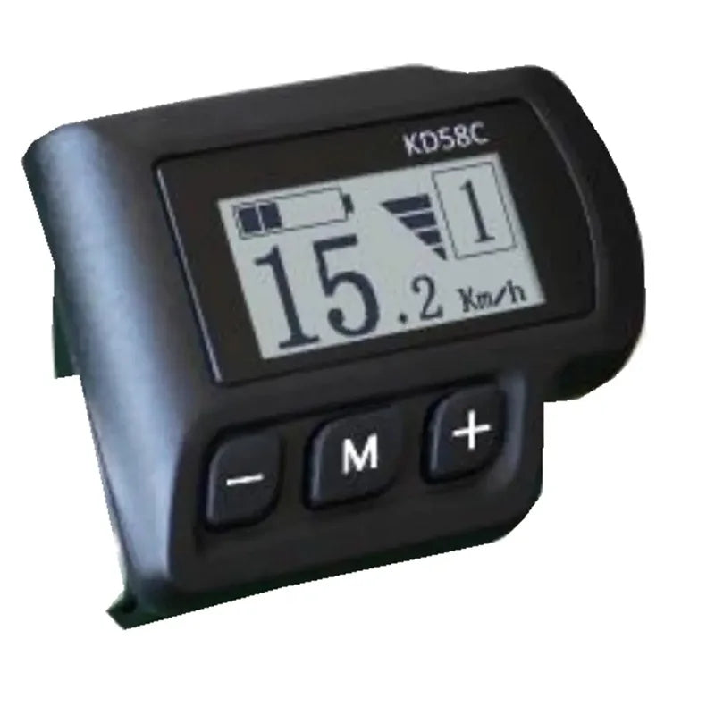 Nulkomma Ebike Display Screen 36V 48V Bike Speed Controller Panel Meter KEY DISP KD58C 5pin UART CAN for Electric Bicycle Accessories