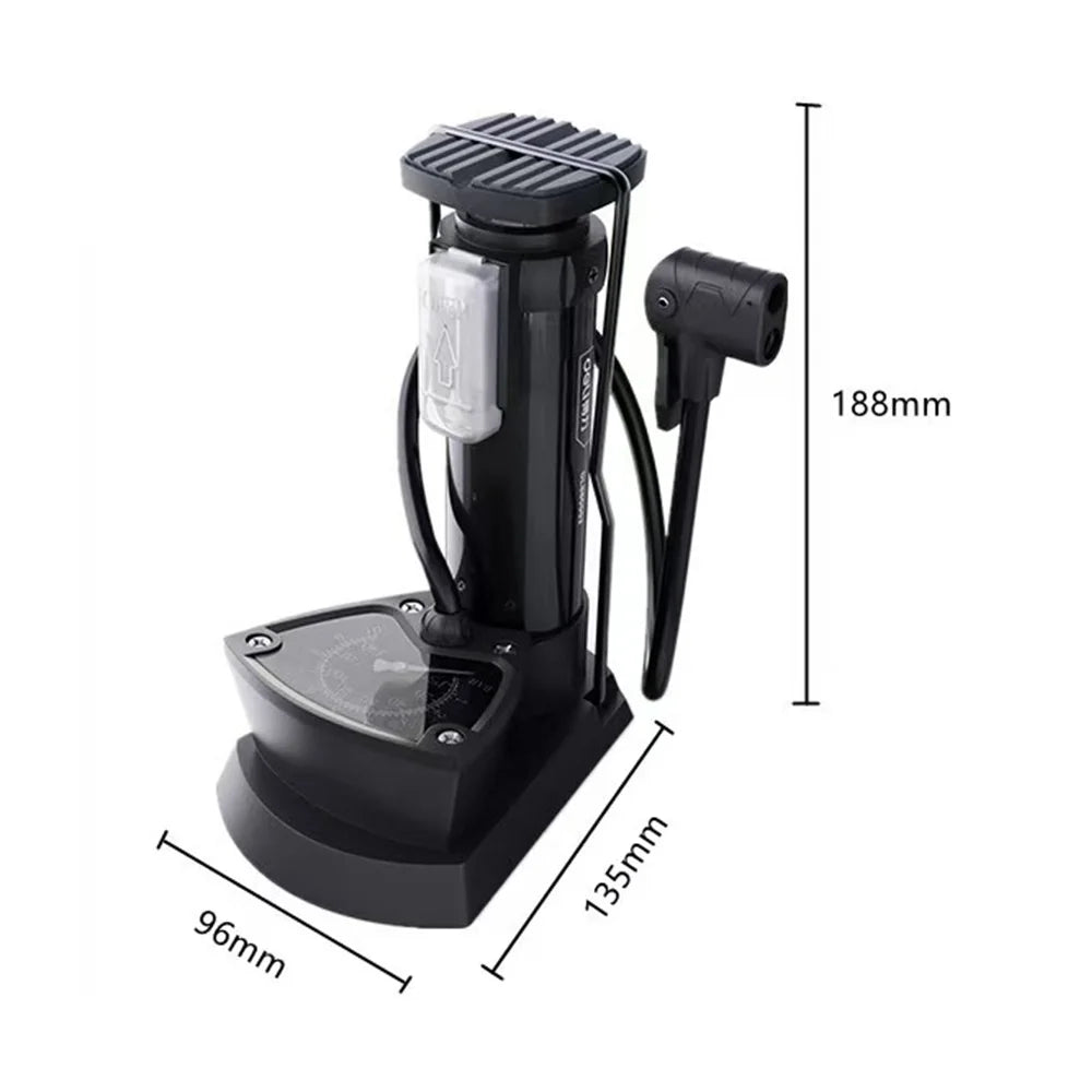 Nulkomma Small high-pressure multi-function pump portable inflatable for bicycle motorcycle tires basketball soccer inflatable boat