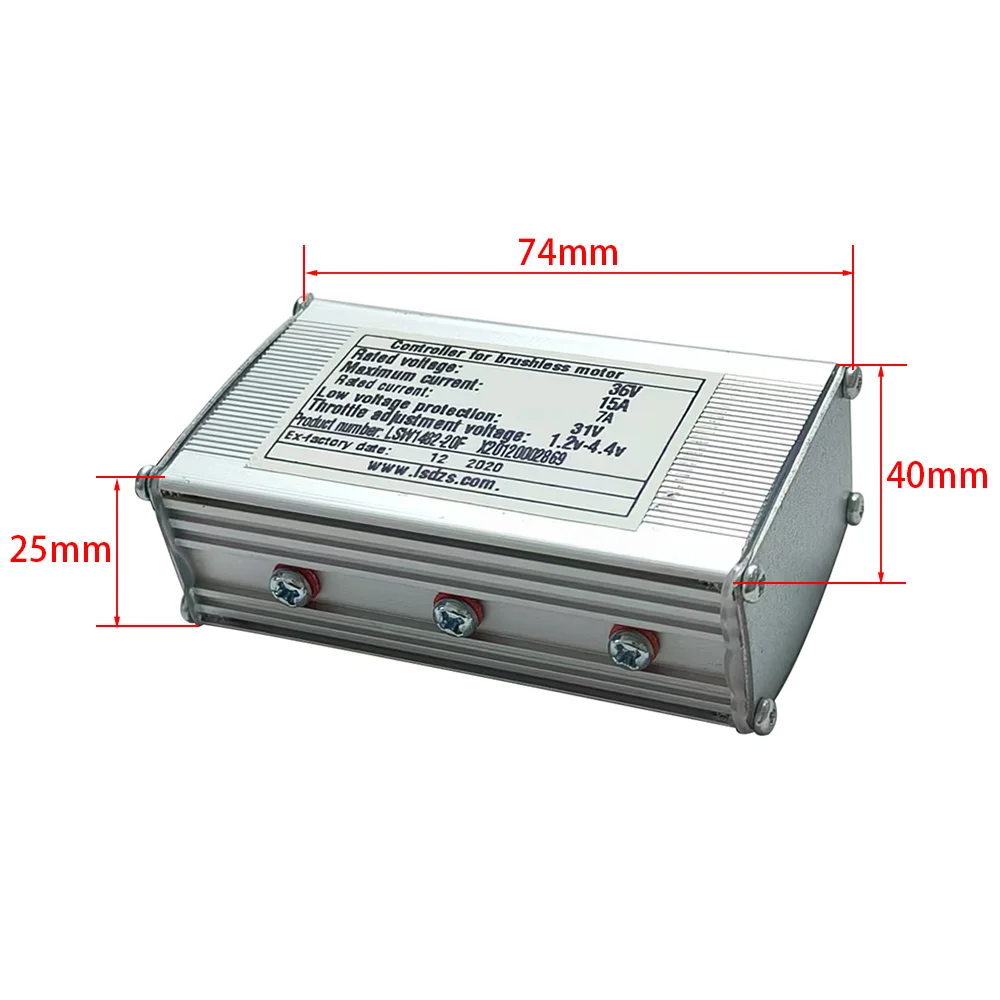 Nulkomma Electric Bicycle Brushless Motor Controller LSW1482-20F 36V 15A Speed Controller for Electric Scooters MTB Ebike Accessories