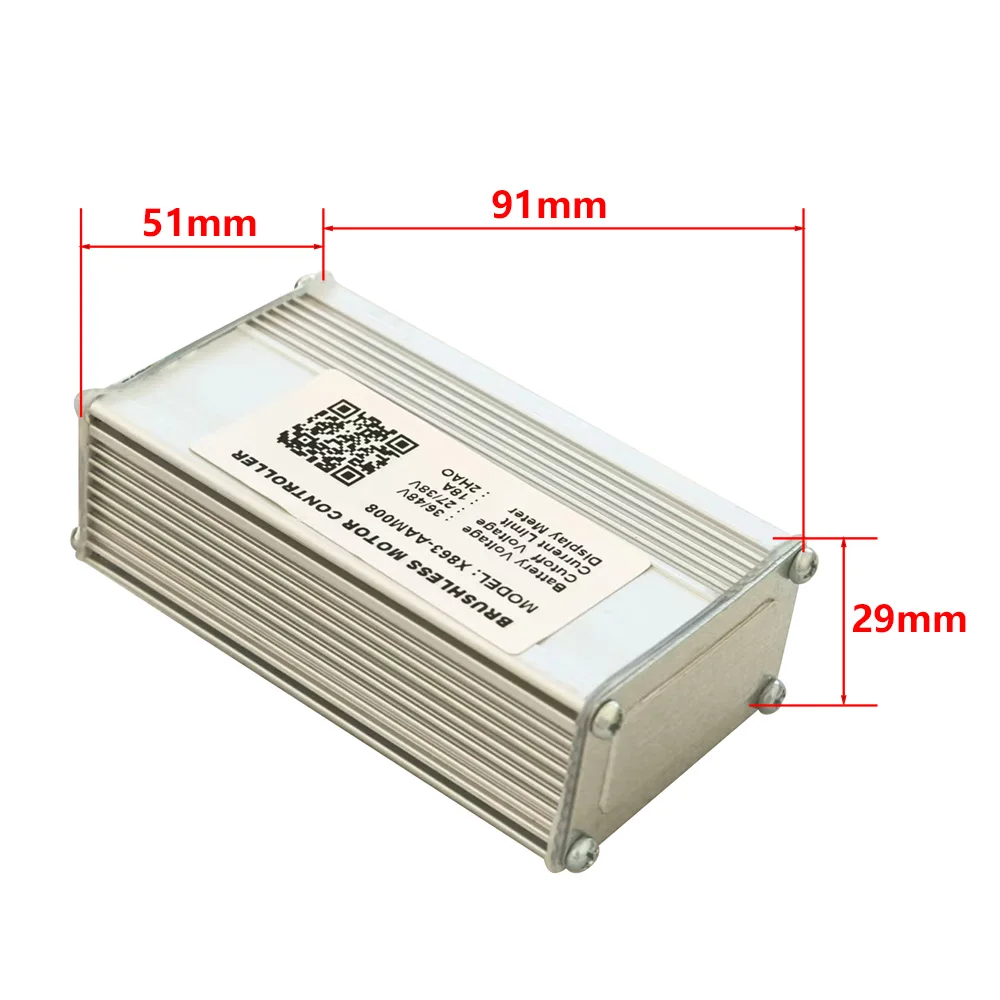 Nulkomma Ebike Brushless Motor Controller X863-AAM008 36/48V 18A for 2HAO Display Electric Scooters MTB Accessories Speed Controller