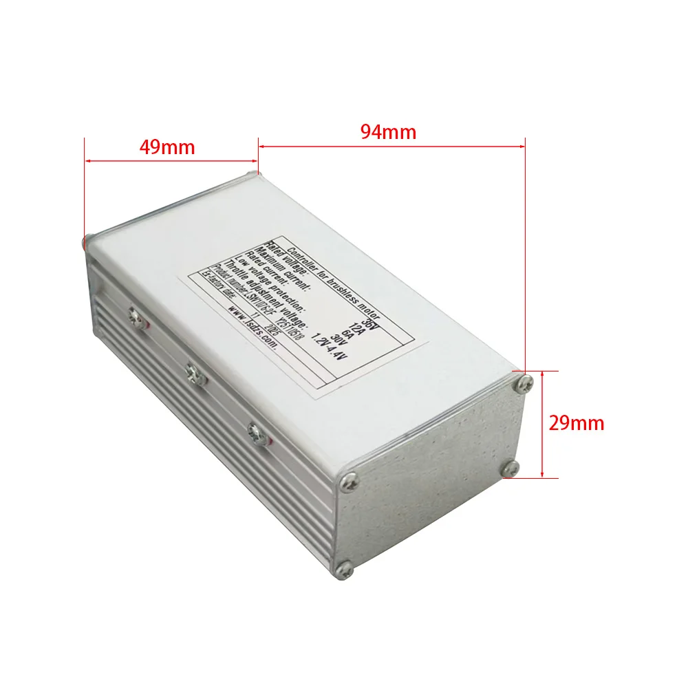 Nulkomma  LSW1076-2F Electric Bicycle Brushless Motor Controller 36V 6A for Electric Scooters Fat Bike MTB Ebike Speed Controller