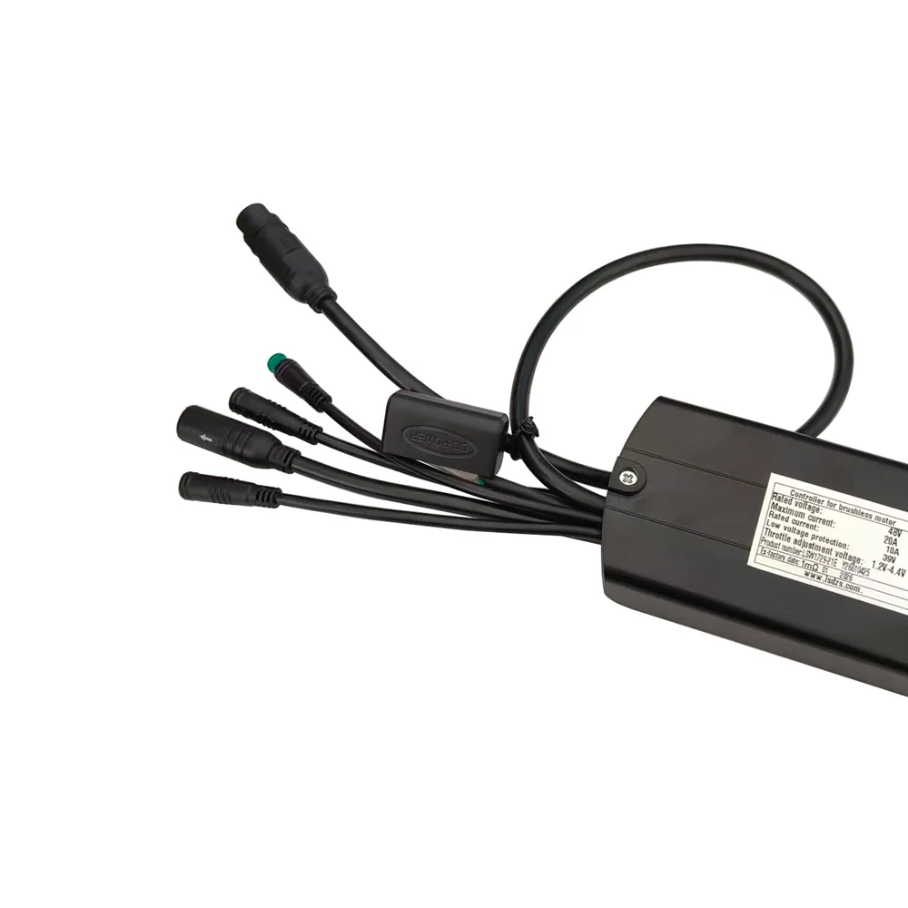 Nulkomma E-Bike Brushless Motor Controller LSW1729-21E 48V 10A for Electric Scooters MTB Fat Bike Accessories Speed Controller