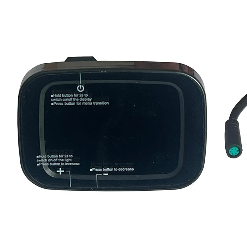 Nulkomma YL81C LCD Display Ebike Accessories 48V Bike Odometer for Electric Bike Variable Speed Bicycle Instrumentation Yolin