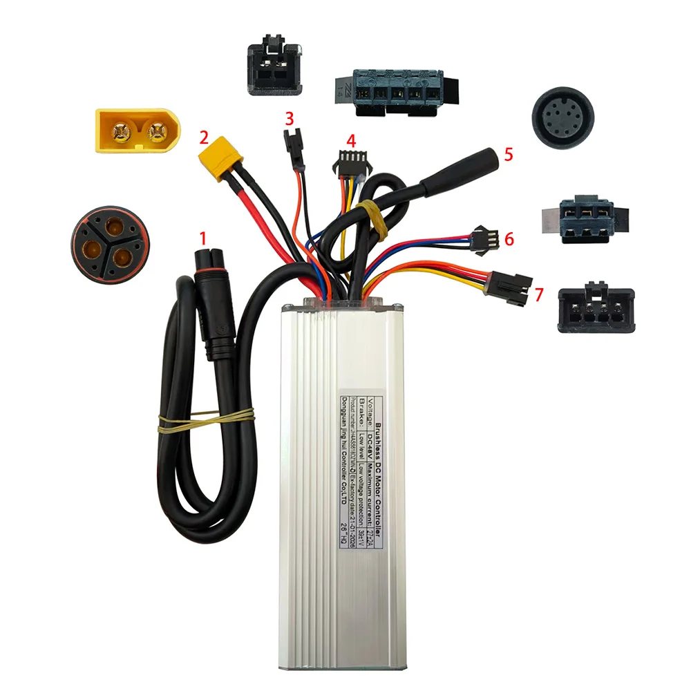 Nulkomma Brushless Motor Controller JH4AS5618DZMN-D 48V 27A for Electric Scooters Speed Parts MTB Accessories Speed Controller