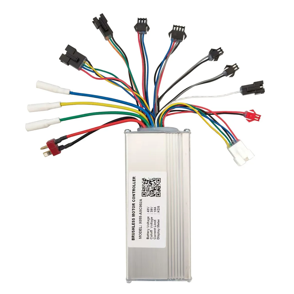 Nulkomma  Electric Bike Brushless Motor Controller X055-AXC002A 48V 18A for KDS Protocol Display Electric Scooters MTB Speed Controller