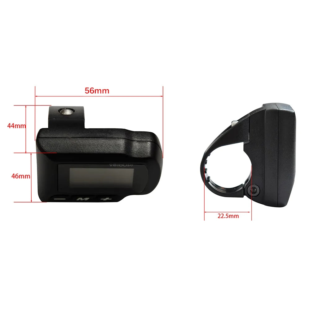 Nulkomma EBike Display Screen Meter VINKA KD58C 36V/48V 6pin waterproof connector MTB Accessories Bicycle Speed Control Panel