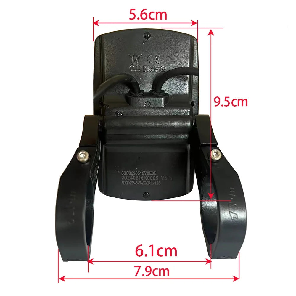 Nulkomma  YL80C EBike LCD Display 6 Pin waterproof connector Speed Controller Electric Bike Screen 36V 48V Bike Accessories Yolin Meter