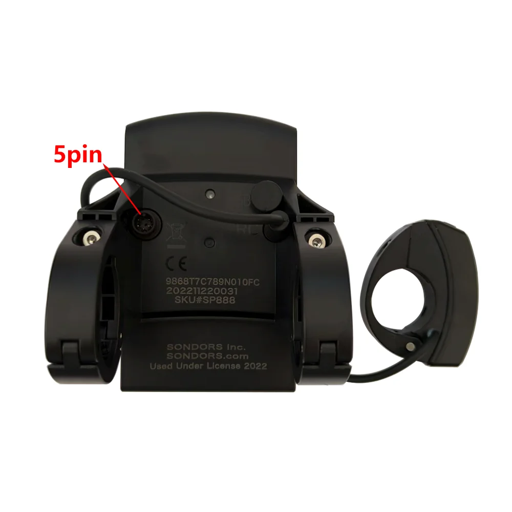 Nulkomma SONDORS Ebike Color Display Screen Meter KD986 5pin 36V 48V Speed Controller Panel For Electric Bicycle MTB Fat Bike Accessories