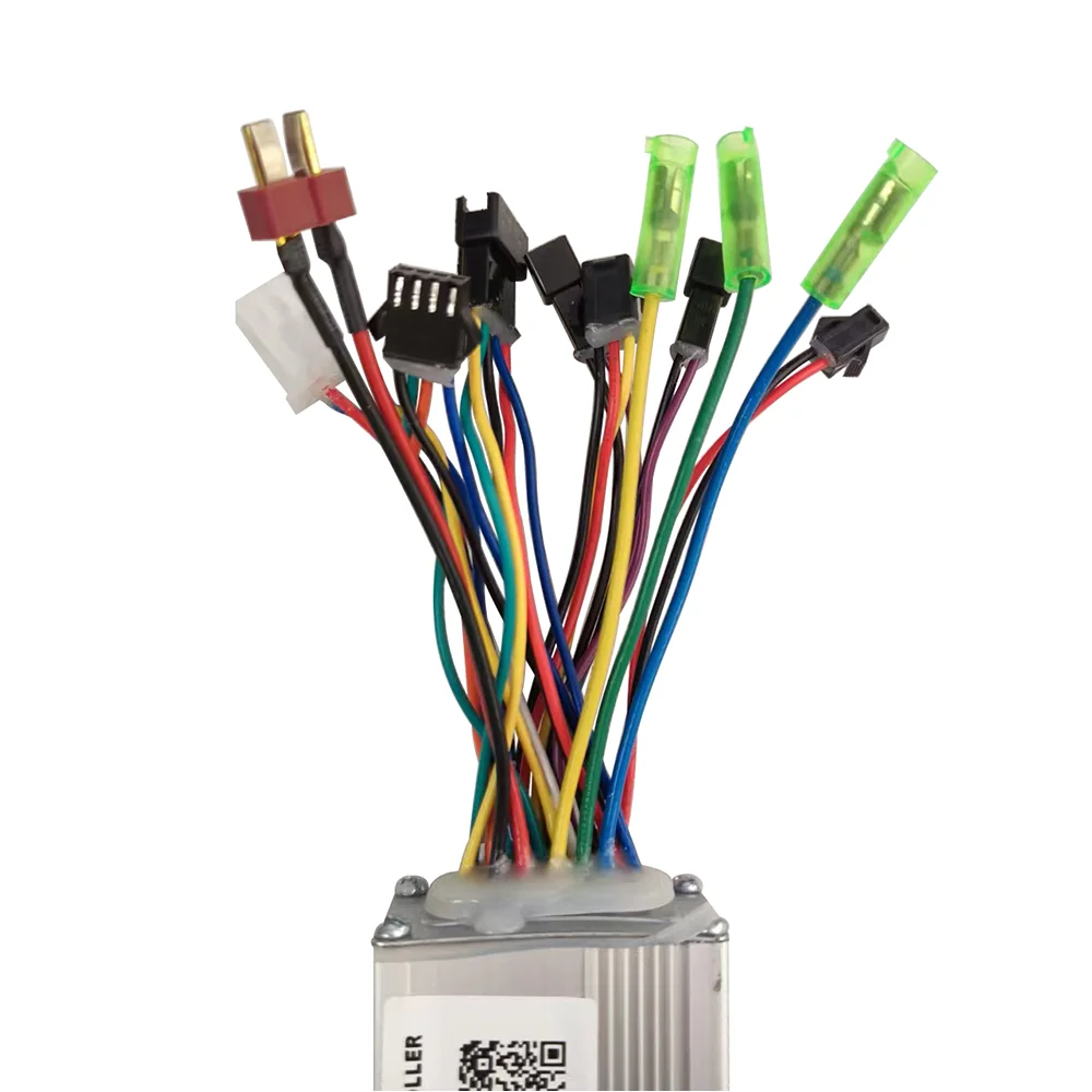 Nulkomma Ebike Brushless Motor Controller X863-AA005D 36V 48V 12A for 2HAO Protocol Electric Scooters MTB Accessories Speed Controller