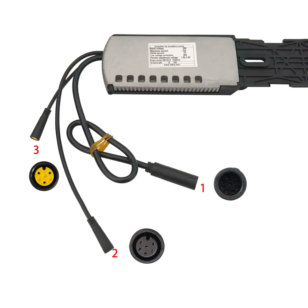 Nulkomma Electric Bike Brushless Motor Controller LSW1253-9F 36V 7A for Electric Scooters Fat Bike MTB Accessories Speed Controller