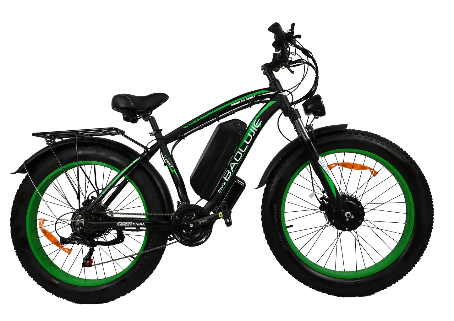 NULKOMMA 26'' Electric Bike for Adults 40-50KM Removable Battery 48V20AH Electric Bicycle Commuting Mountain Bike with LCD Display Meter