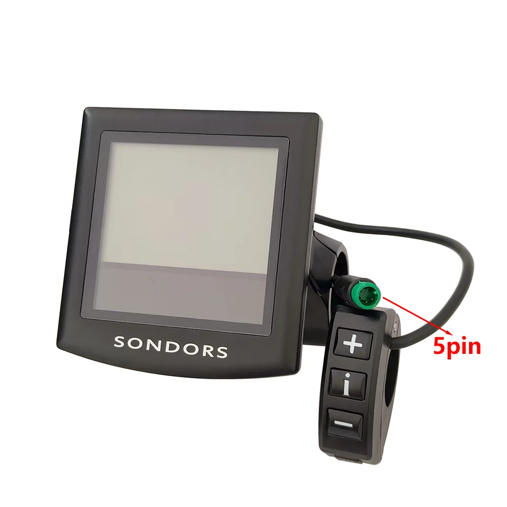 Nulkomma Ebike LCD Display Screen Meter SONDORS KD51C 36V 48V 5pin Speed Controller Panel For Electric Bicycle MTB Fat Bike Accessories