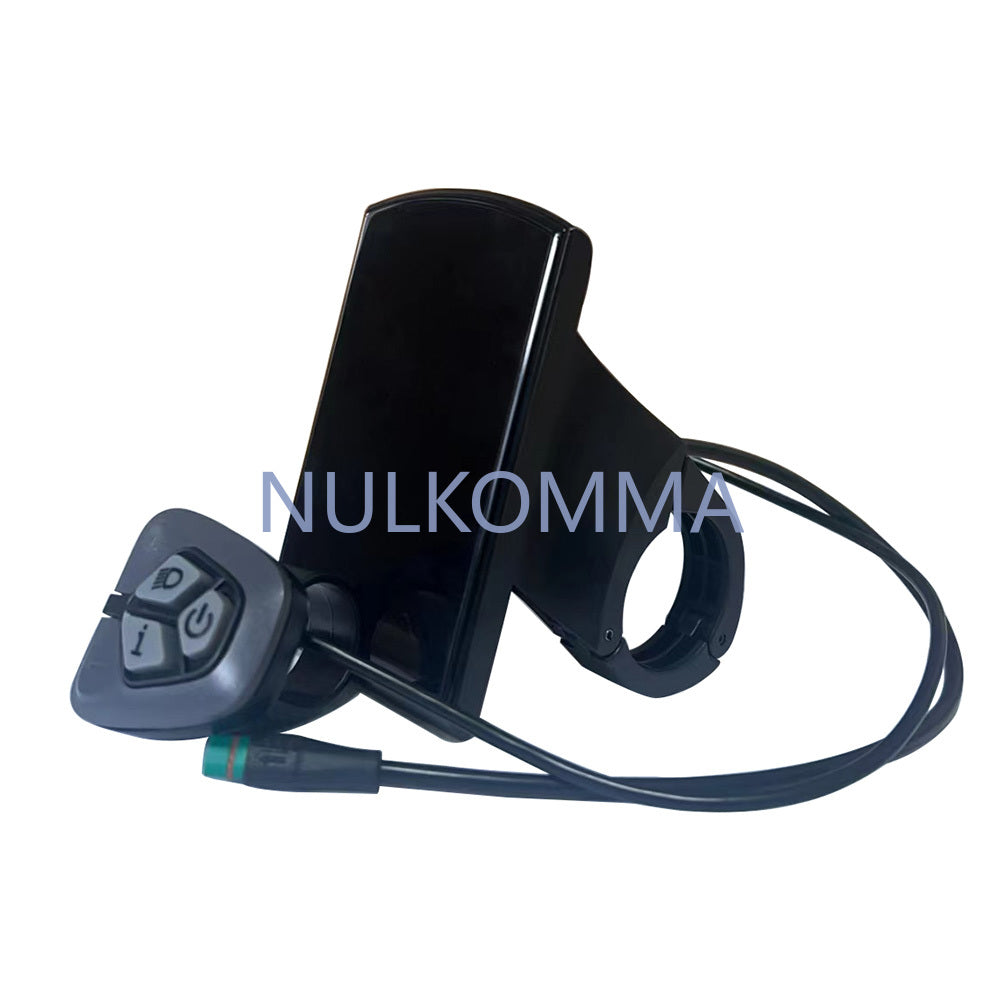 NULKOMMA Electric Bicycle Instrument Controller, EBIKE LCD Display, Triangle Head Display, Bafang DPC18, 48V