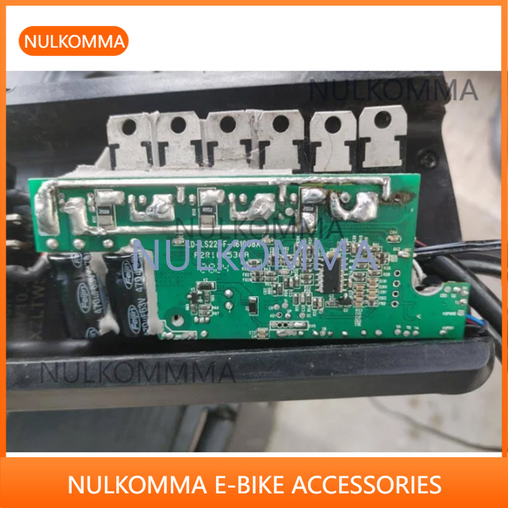 NULKOMMA Ebike Brushless Motor Controller PCB LSW768-62-6F 36V Suitable for Electric Bicycles Scooters Fat-Tire Bikes Speed Controller