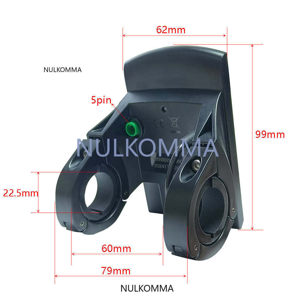 NULKOMMA E-Bike Computer LCD Display Screen Meter Speed Controller KD986 48V for ECOBIKE Key Disp Electric Bicycle  MTB Universal