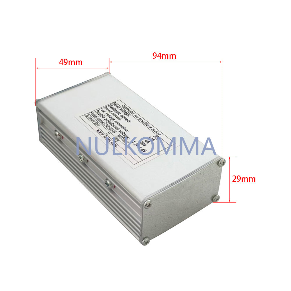 NULKOMMA Ebike Brushless Motor Controller LSW1076-2F 36V 12A Suitable for Electric Bicycles Scooters Fat-Tire Bikes Speed Controller
