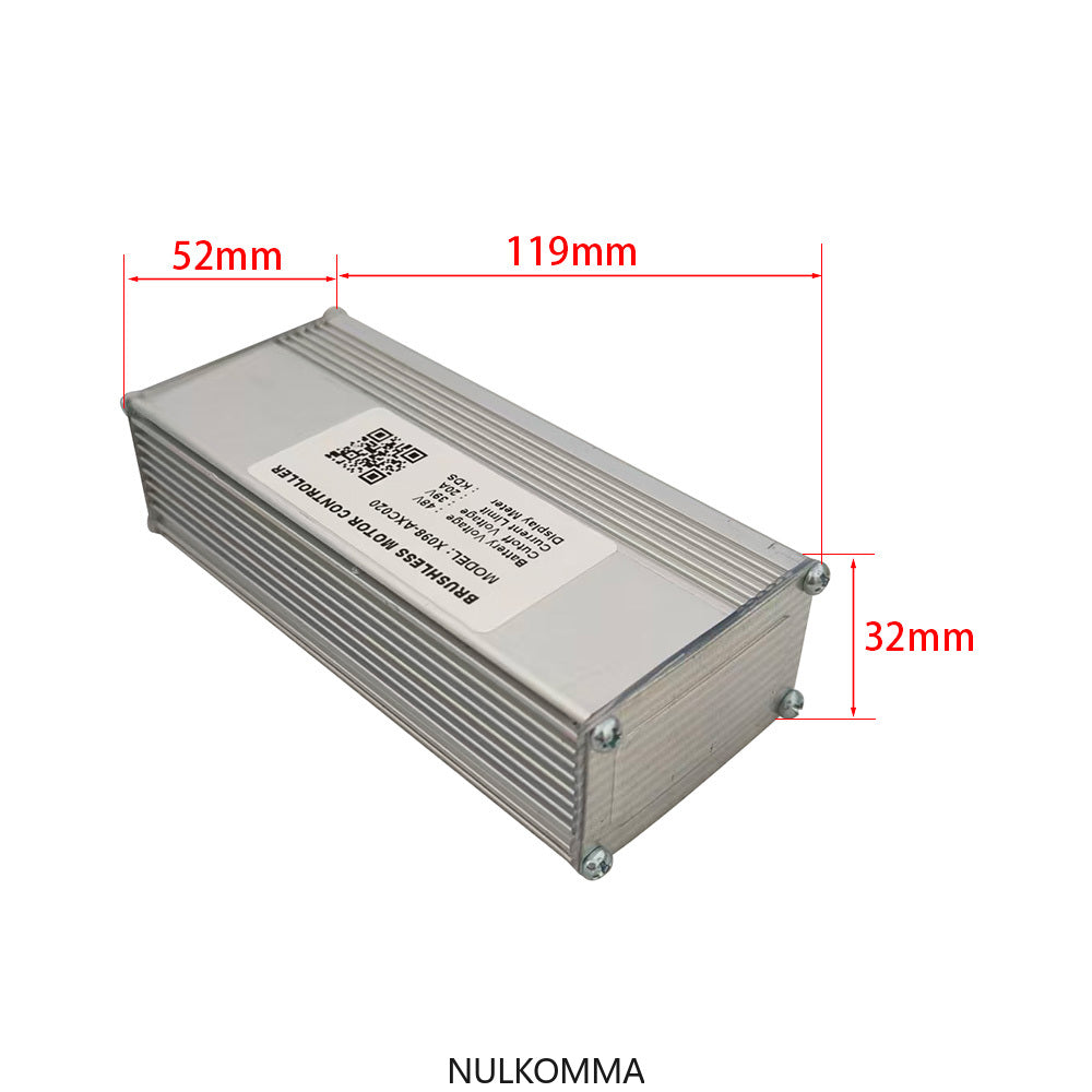 NULKOMMA Brushless Motor Controller 48V 20A Speed Regulator X098-AXC020 Electric Bike Accessories Suitable for Electric Bikes Scooters