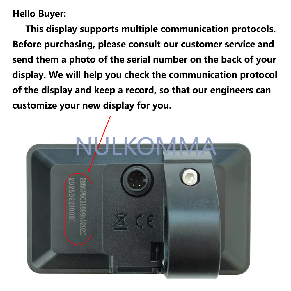 Electric Bike Display Screen Meter KD286 5pin Male Connector USB Port 24V 36V 48V Speed Controller Panel For Ebike MTB