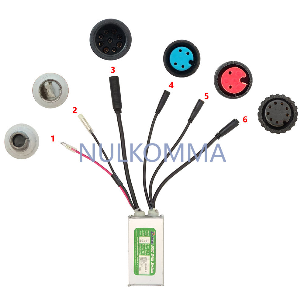 NULKOMMA Electric Bike Brushless Motor Controller LSW06-90B2AFSB-U 48V 15A Electric Scooter Accessories Bike Conversion Kits