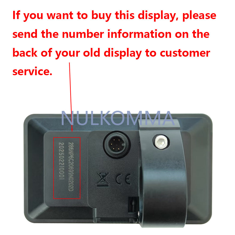 Electric Bike LCD Display Screen Meter KD286 5pin Male Connector 24V 36V 48V Speed Controller Panel Parts For Ebike Fat Bike