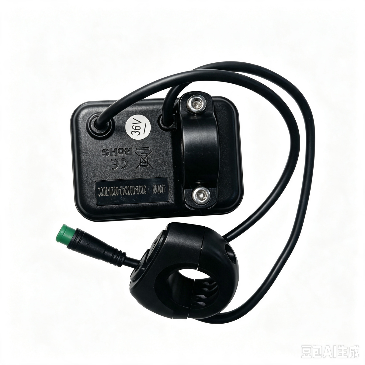E-Bike LCD Display Meter, 24V 36V 48V Universal Electric Bike Scooter Control Panel with Waterproof Connector, Speed Battery Indicator Replacement Part