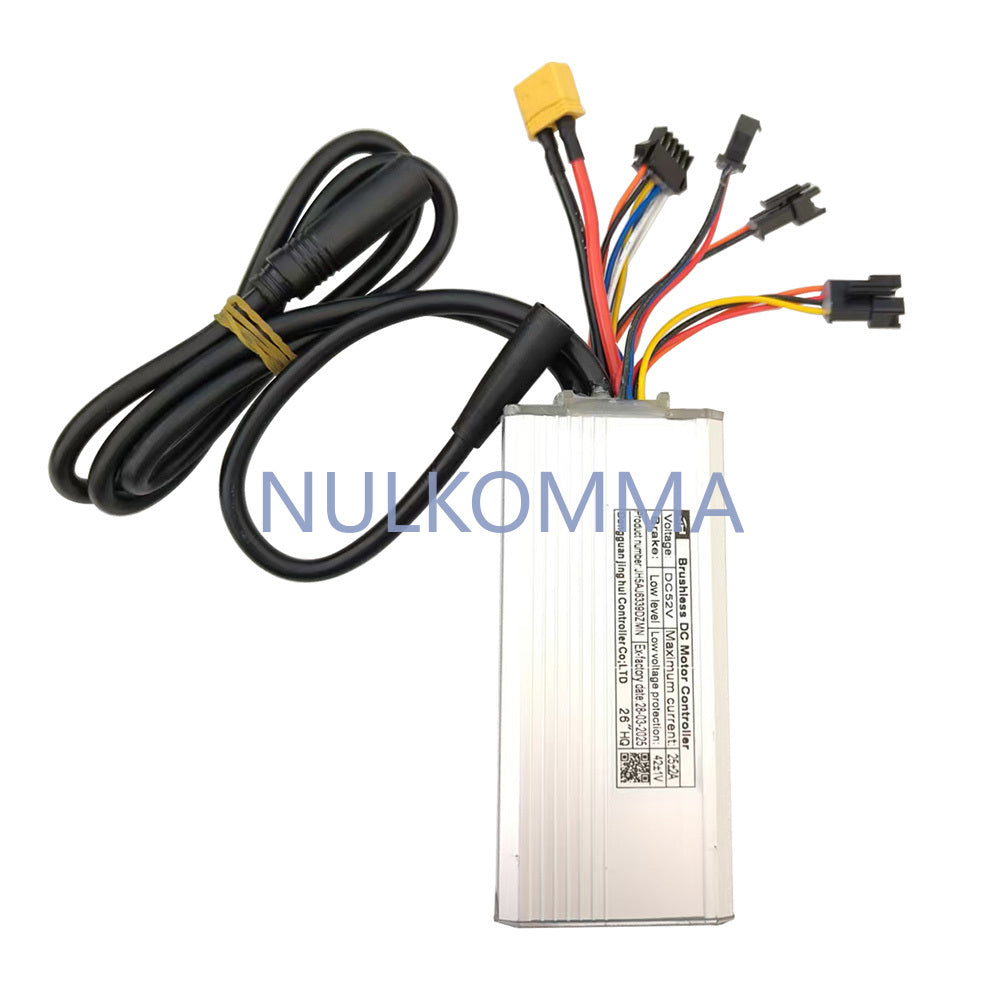 NULKOMMA Ebike Motor Brushless Controller JH5AJ6339DZMN  52V Speed Controller For Electric Bicycle Scooters Fat Tire Bikes Mountain Bikes