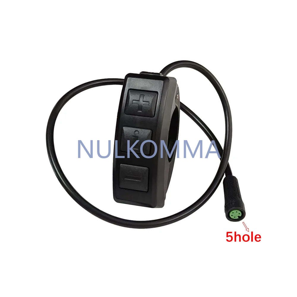 NULKOMMA EBIKE K4 K5 Button 5-Hole for KEY DISP KD716 KD986 Display Screens Compatible with Various Models Bike Electronics Accessory
