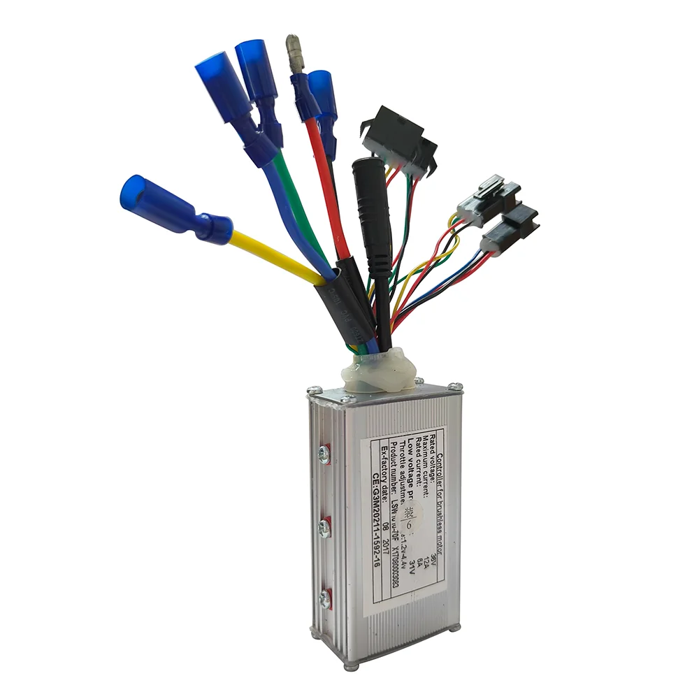 Nulkomma LSW1010-70F 36V 12A Ebike Brushless Motor Controller Speed Parts for Electric Scooters Fat Bike MTB Accessories Speed Controller