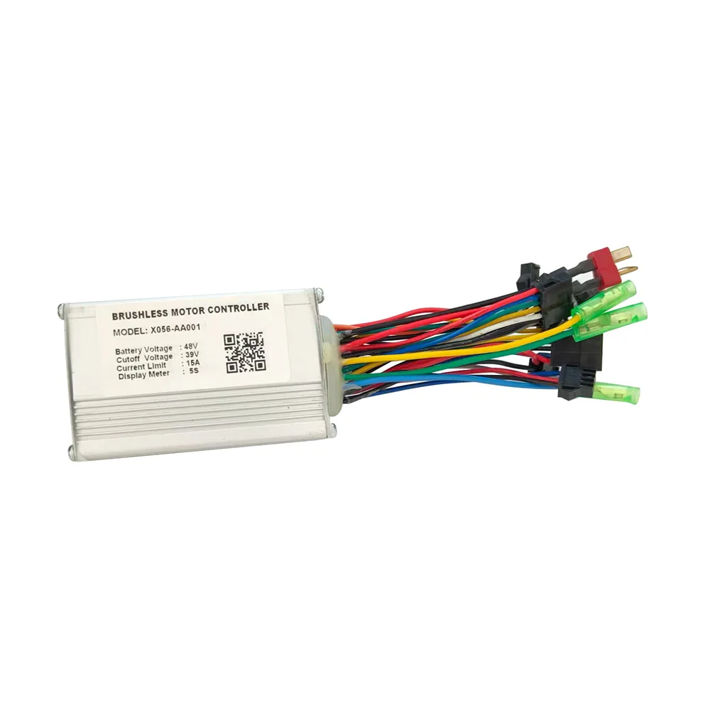Nulkomma X056-AA001 48V E-bike Brushless Motor Controller 15A for 5S Protocol Display Electric Scooters MTB Fat Bikes Accessories