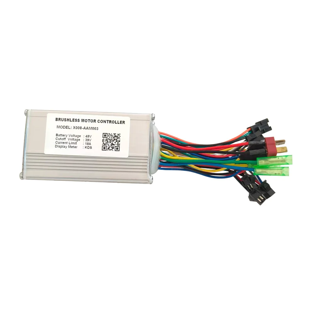Nulkomma Ebike Brushless Controller X008-AAM003 48V 18A Speed Parts for KDS Protocol Display Electric Scooter MTB Fat Bike Accessories
