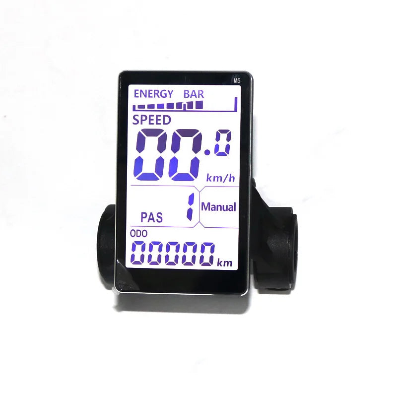 Nulkomma M5 5Pin EBike LCD Display Electric Bike Accessories 24V 36V 48V Speed Control Panel Electric Mountain Bike Part E-Scooter