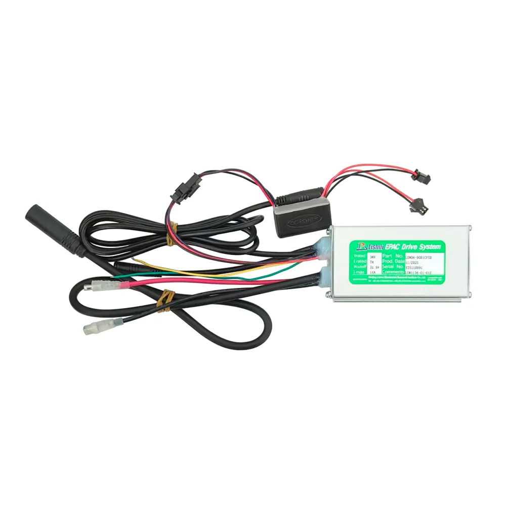 Nulkomma  Ebike Brushless Motor Controller LSW06-90B1CFSB 36V 14A for Electric Scooters Fat Bike MTB Ebike Speed Controller