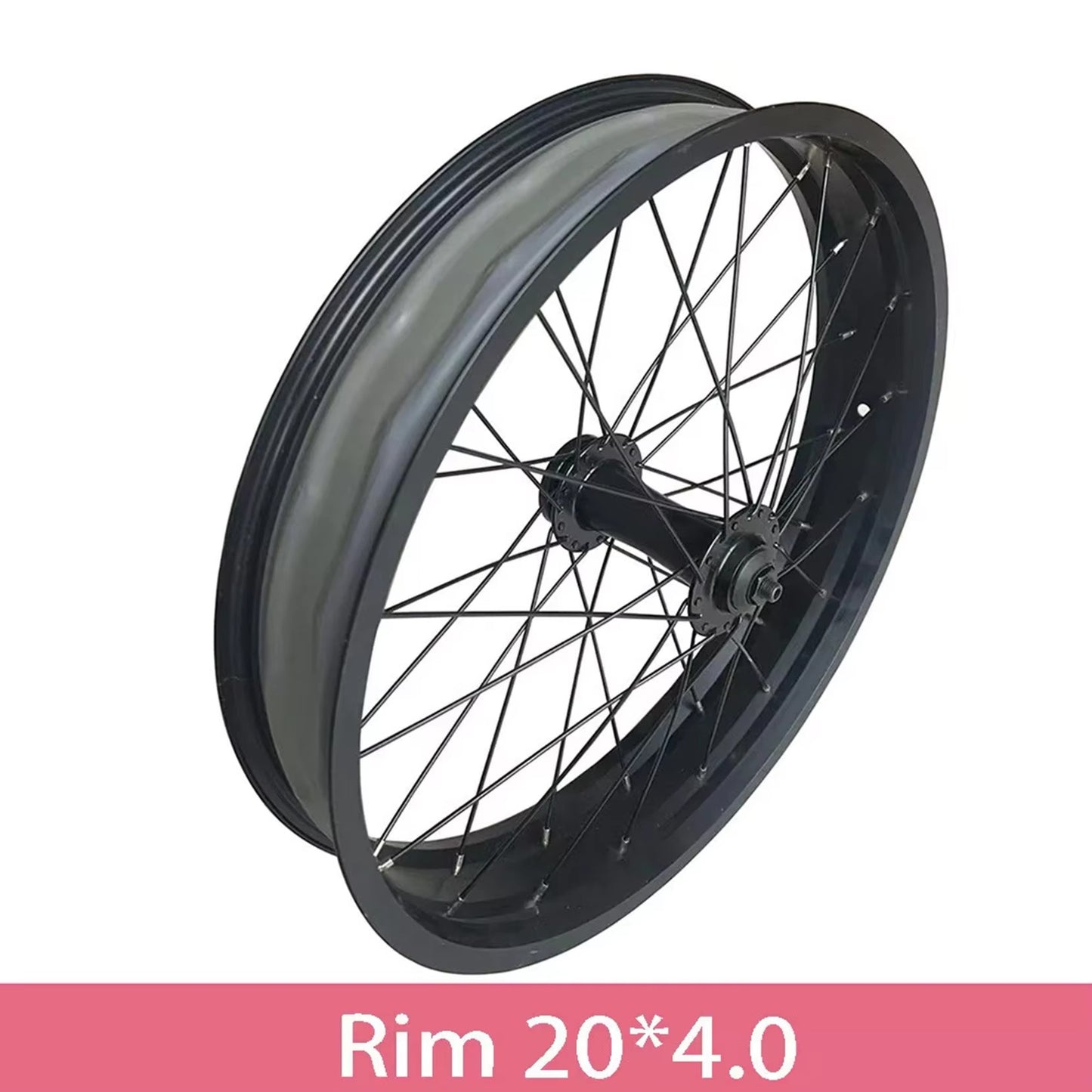 Nulkomma EBike Front Wheel Bicycle Conversion Parts 20* 4.0 Hub Snow Beach Bike Electric Bike Parts