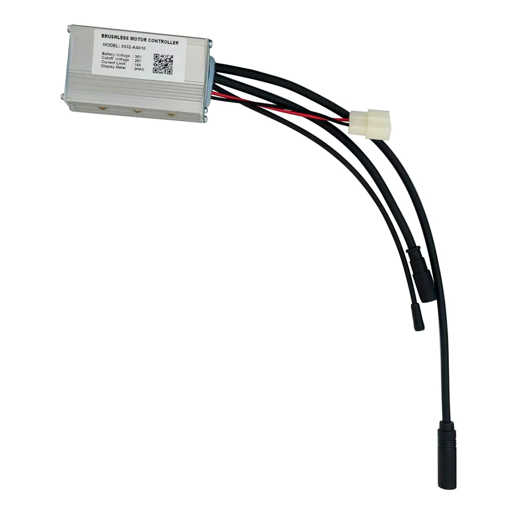 Nulkomma E-Bike Brushless Motor Controller X032-AA010 36V 16A 2HAO Protocol for Electric Scooters MTB Fat Bikes Accessories
