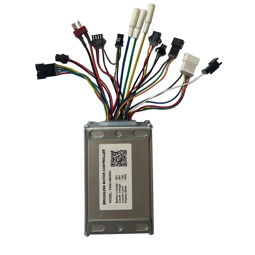 Nulkomma EBIKE Brushless Motor Controller Electric Bicycle Conversion Kit Bicycle Accessories 48V 18A X008-AB006A For KDS Display